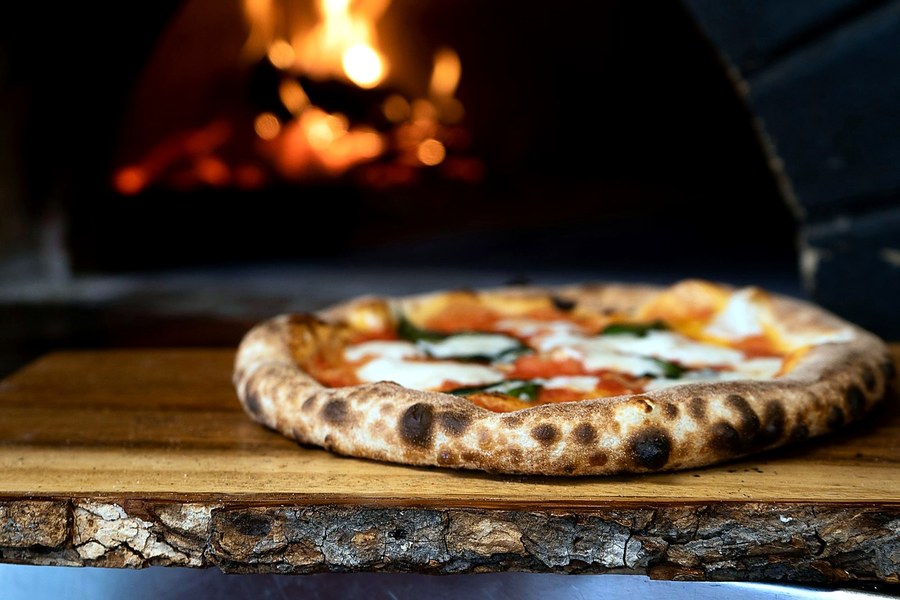 organic wood-fired pizza